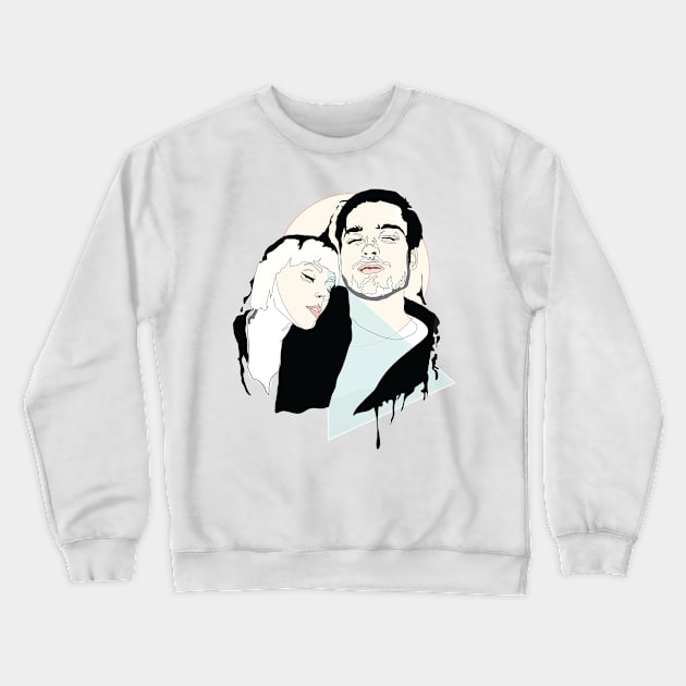 Lovers Crewneck Sweatshirt by annamckay